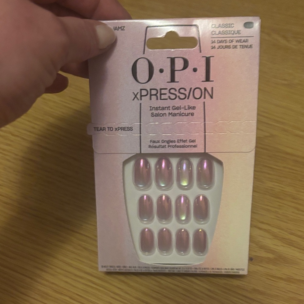 OPI xPRESS/ON Gel-Like Manicure - Iridescent Pink